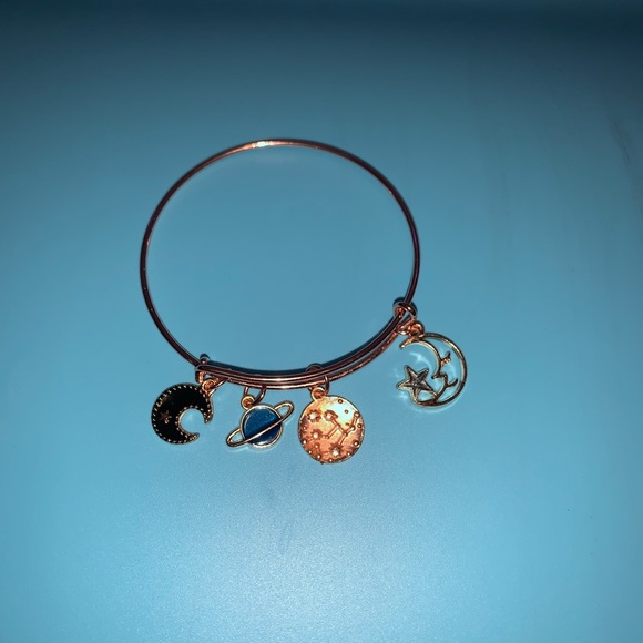 Beautiful silver space style bangle❗️ - Picture 3 of 4